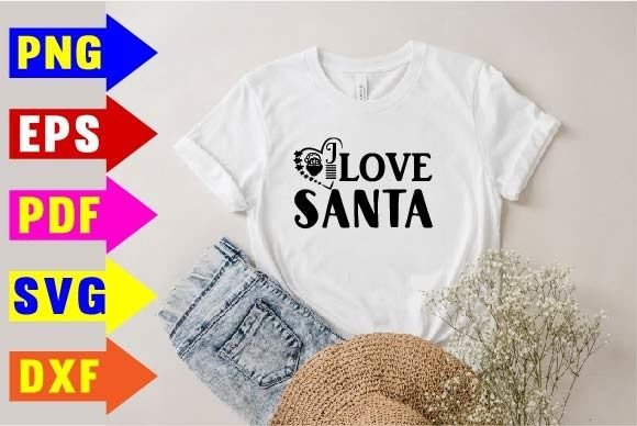 Charming I Love Santa Svg Designs for Holiday Projects
