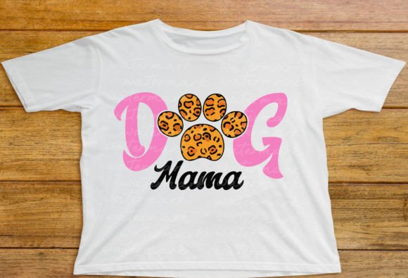 Chic Dog Mama Leopard SVG for Embroidery