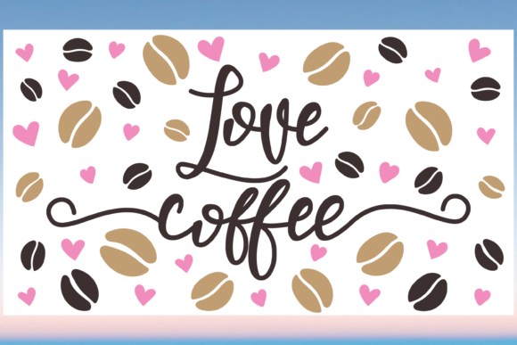 Love Coffee 20oz Libbey Glass Wrap Svg Review