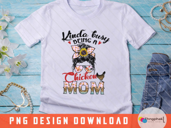 Messy Bun Chicken Mom PNG: An Embroidery Review