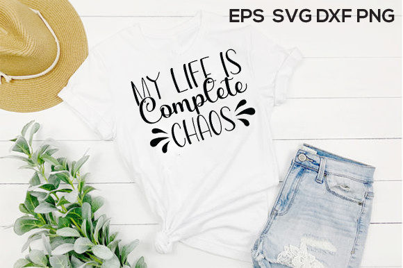 Mom and Mini SVG: My Life Is Chaos Design Review