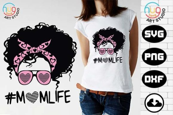 Mom Life, Messy Bun: A Fun and Relatable Design