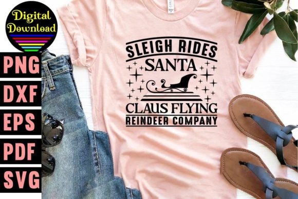 Sleigh Rides Santa Claus: A Festive Embroidery Design